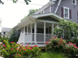 Porch Addition Before and After