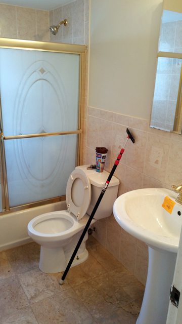 Pre-remodeled bathroom Ocean County NJ short sale
