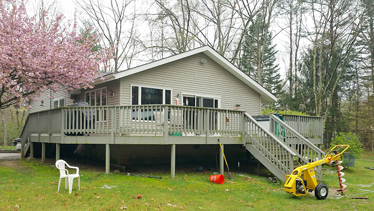 Jackson NJ Deck Before Rasinski Construction Remodel