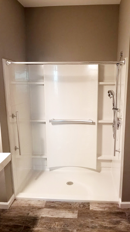 Handicap Accessible Shower Remodel by Rasinski Construction