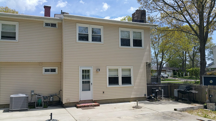 Brick NJ Home before Rasinski Construction Deck Installation