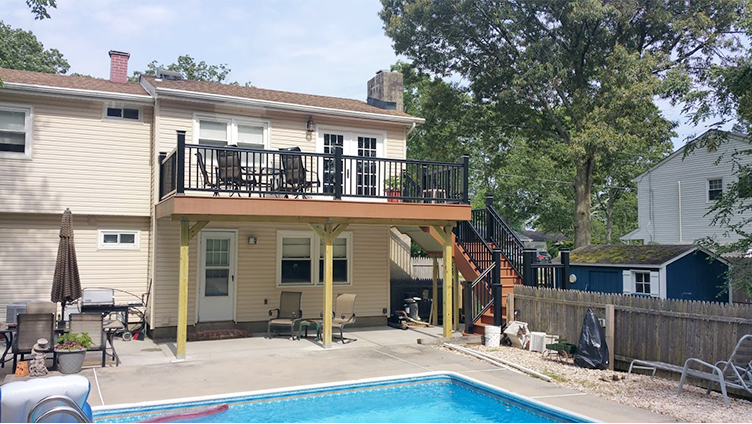 Rasinski Construction Deck Build in Brick NJ
