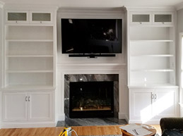 Wall Township Built-In Project Before and After Photo - Rasinski Construction