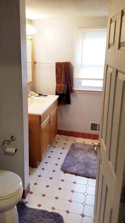 Jackson Bathroom Before Rasinski Construction Remodel