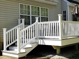 Jackson NJ Home Before and After a Rasinski Trex Deck Installation