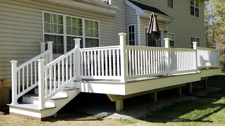 Jackson NJ Trex Deck Installation by Rasinski Construction
