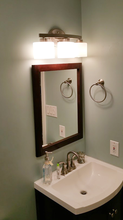 Vanity in Manasquan NJ Bathroom Remodel by Rasinski Construction