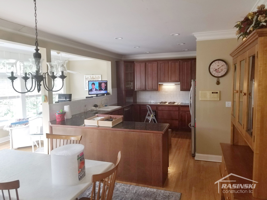 Kitchen in Monmouth County NJ Before Remodel by Rasinski Construction View 2
