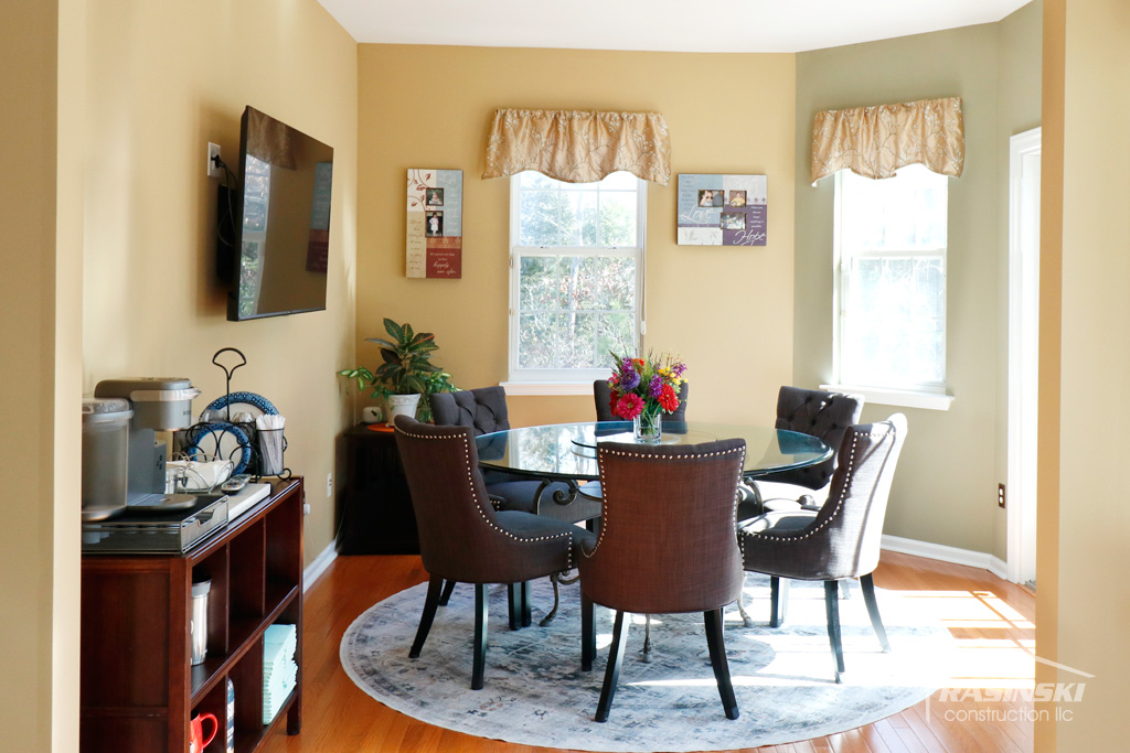 Remodeled Morning Room in a Jackson NJ Home by Rasinski Construction