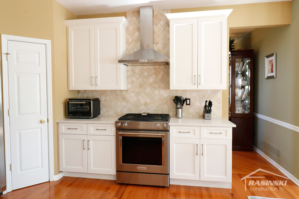 Stove Area of a Rasinski Construction Kitchen Remodeling Project in Jackson NJ