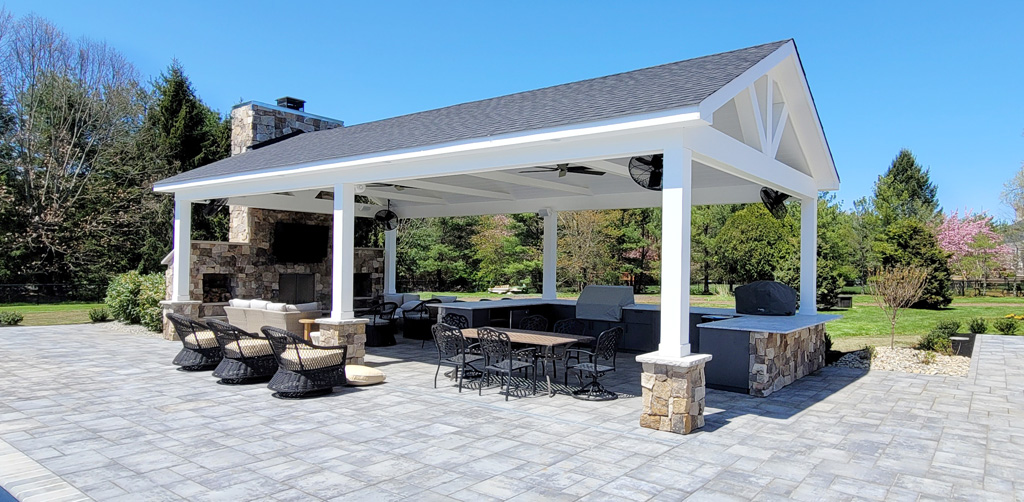 Residential Pavilion in Colts Neck, NJ by Rasinski Construction