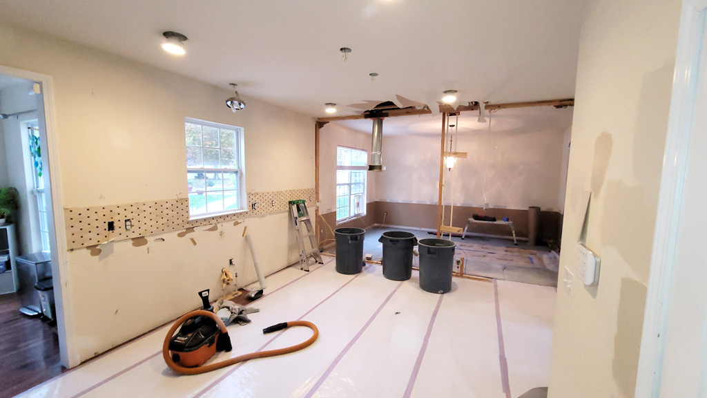Demolition of Kitchen in Howell NJ to Prep for Remodel by Rasinski Construction